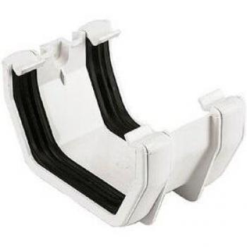 Floplast RUS1WH 114mm Square Line Gutter