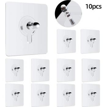 Colgador de pared sin huellas 10 Uds