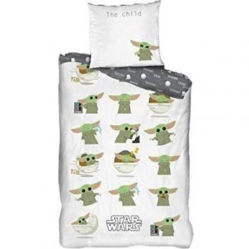 Housse de couette Star Wars Petit Prince (L'Enfant) 140x200 cm – 100 % coton