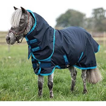 Horseware Ireland Amigo Hero 6 Mini Plus Medium – Navy & Electric Blue, 3 Feet