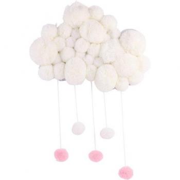 Jouet apaisant en velours corail pour bébé