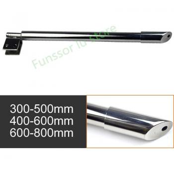 Barre/Clip Fixe pour Porte en Verre de Douche, Longueur Extensible