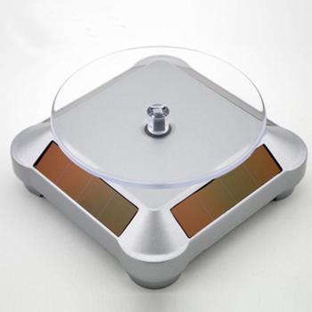 Soporte Rotativo de Joyería con Energía Solar