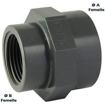 Adaptateur Femelle PVC 1/2'' à 3/8''