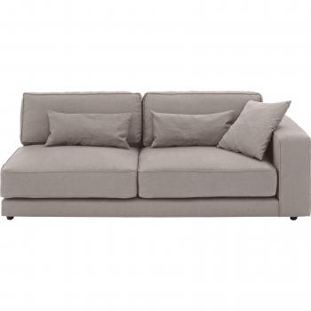 Flexibles Ecksofa Grenette in Grau