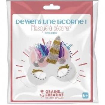 Kit Décoration Masque Licorne – Graines Artistiques