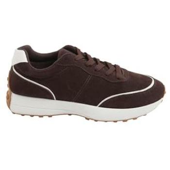 Women’s Chocolate Faux Suede Running Shoes – Wide E & Extra Wide EEE – 8E