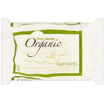 Gentle Care Organic Baby Wipes 52's