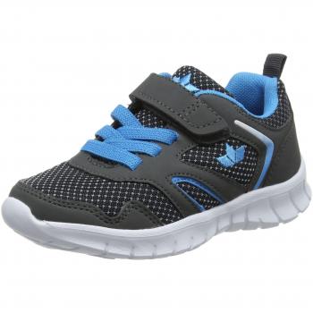 Lico Kid‑Shoes Skip Vs – Unisex, Grau/Anthrazit & Blau, EU 29