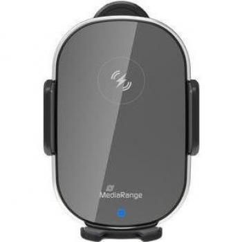 MRMA117 AutoCharge 15 W: Cargador inalámbrico negro con soporte para coche