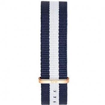 Daniel Wellington Glasgow Rose Men's 20mm Nylon Watch Strap
