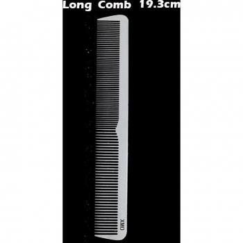 Peigne Élégance Chromée pour Barbiers