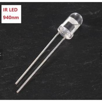 100pcs 5mm 940nm IR LED