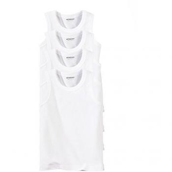 Kid’s White Vest Bundle – 4 Units (9/10Y)