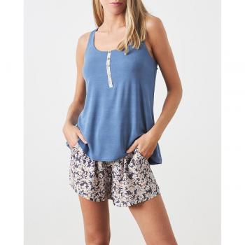 Pigiama da donna con spalline e collo rotondo JJBDH0402