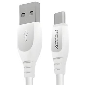 Advanced Accessories 3 Meter USB-C to USB Cable, White