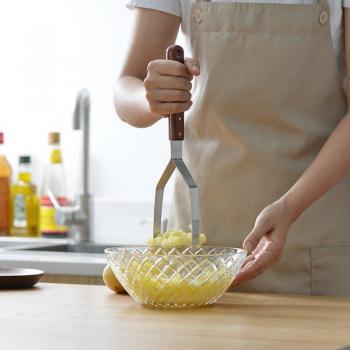 Robuster Edelstahl Stampfer für Kartoffeln
