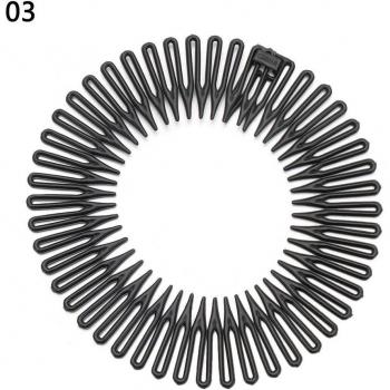 Accesorio de cabello con diadema y peine extensible