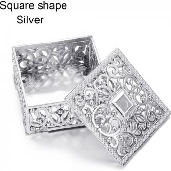 Caja de regalo dorada para dulces, 1 unidad