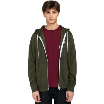 Element Cornell Classic Felpa con Zip e Cappuccio verde