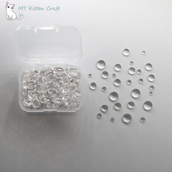 200pcs Dewdrop Waterdrop Metal Cutting Dies and Stamps for Scrapbooking and Card Making