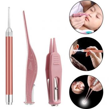 Portable Ear Cleaning Tool Set with LED Light