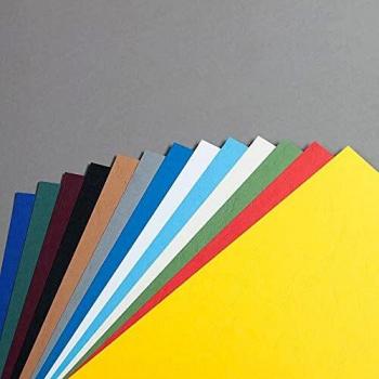 Mappenbedeckung aus Lederstruktur, FSC-zertifiziert, 250g/m² von Fellowes