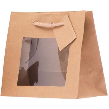 Busta Kraft con Finestra 16x14+8