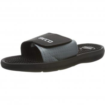 Beco Herren Hausschuhe Schlichte Schwarze Slippers Größe 45