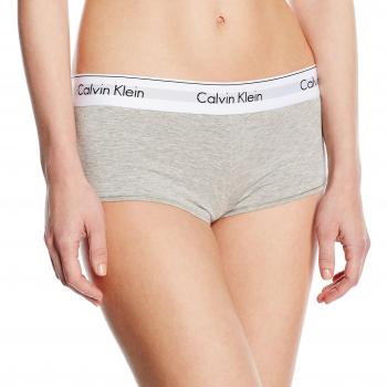 Calvin Klein, Bottoms, female, Gray, Size: L Grey Cotton Blend Modal Underwear