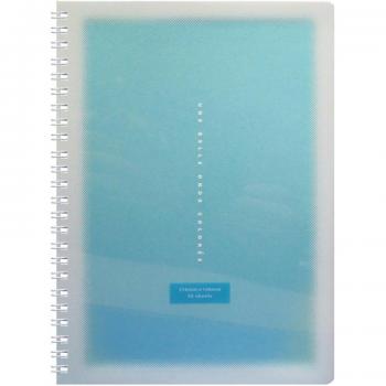 A5 Twin Ring Notebook, KOKUYO Campus Line, 40 Sheets, Blue (Colorai)