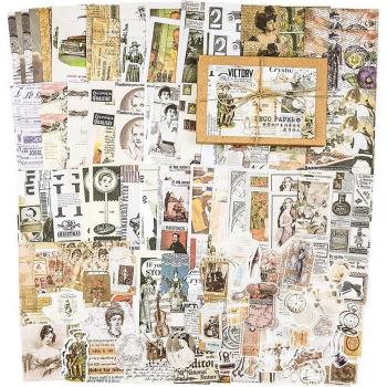 200 Stück Jahrgang Scrapbooking Eintagsfliegen für kreative Planer
