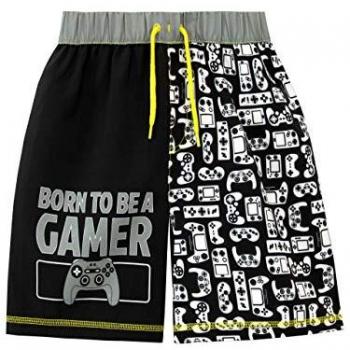 Harry Bear Boys’ Gaming Swim Shorts – 10-11 Year Olds