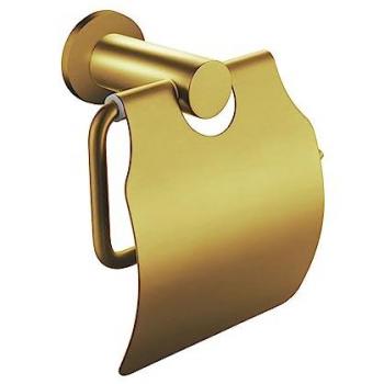 Aloni Toilettenpapierhalter mit Deckel in Gold