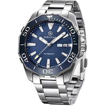 Orologio Casual BG-1617 Bersigar Quadrante Blu Inossidabile
