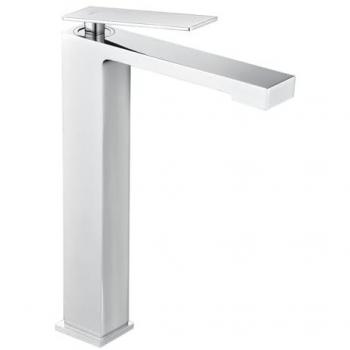 Grifo monomando caño alto para lavabo
