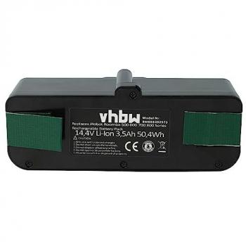 VHBW 14.4v Li-Ion Battery for iRobot Roomba 640, 671, 665, 675, 652, 681, 685, 677, 614
