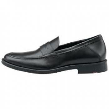 Lloyd Lederderby mit Ziernähten Modell 'CORE' in Schwarz, Größe 43