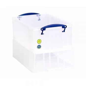 Reinforced 9‑Litre Clear Storage Bin, XXL Cap