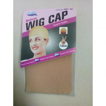 Filet pour tissage de cheveux, 2 pièces, marron foncé, beige, noir