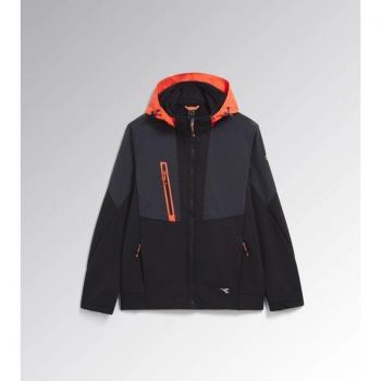 Giubbina Lavoro Bimateriale Diadora Nero Grigio XL