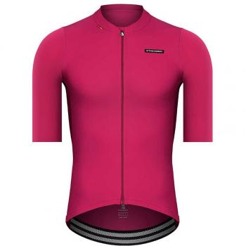Short Sleeve Fuchsia Men's Jersey – Etxeondo Alde, 110 lw, L
