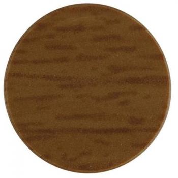 Natural Walnut 13mm Self-Adhesive Screw Cover Caps – Timco (Pack 112)