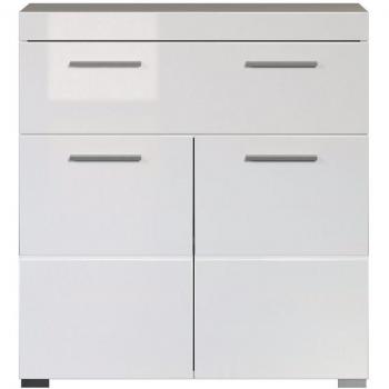 Mobile per Bagno Amanda – Truciolare in Melamina Bianco – 73×79×31 cm