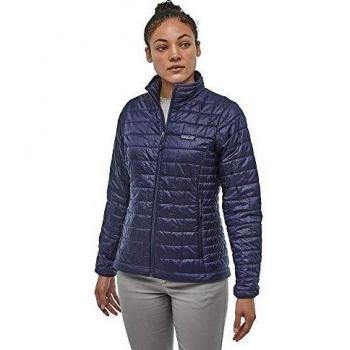 Chaqueta Nano Puff femenina color azul marino