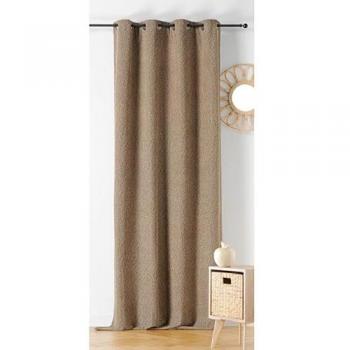 Rideau isolant thermique taupe 140x260cm Andy