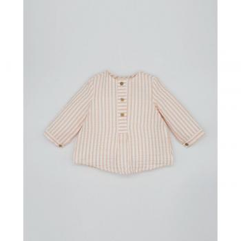 Camisa de bebé rayas mandarina Fina Ejerique