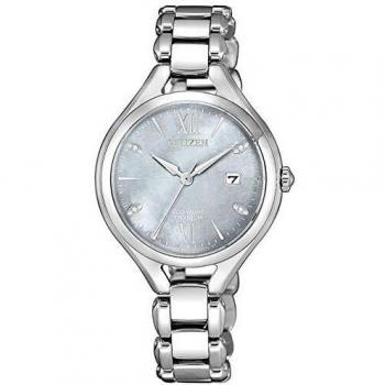 Citizen Ladies Super Titanium Diamond Watch MOP