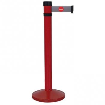 Segnalatore interno rosso 4 m con nastro e logo divieto d'accesso