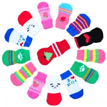 Non-Slip Cotton Pet Socks for Puppies